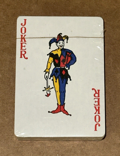 Vintage joker playing card - joker,