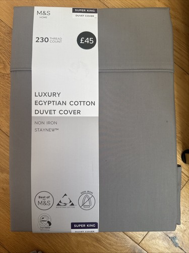 Home duvet cover superking - m&s,