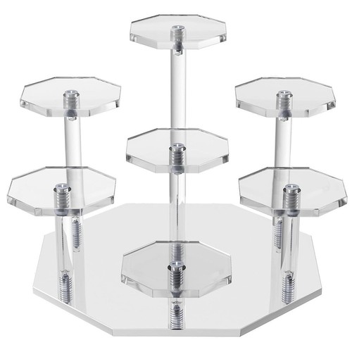 Piece acrylic risers display - piece,