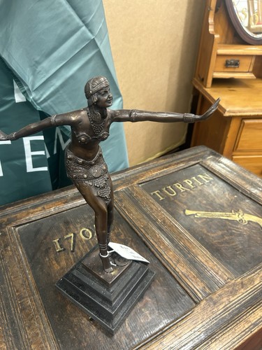 Large bronze art deco style - art,