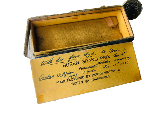 Buren watch box grand prix - watch,