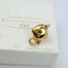 Mikimoto Fish-Shaped Brooch