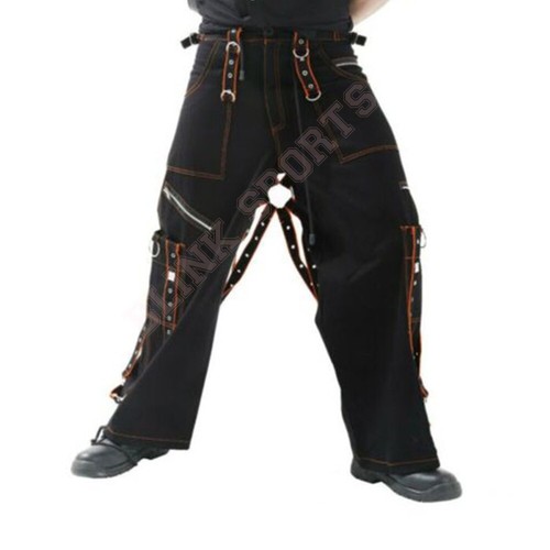 Men gothic black orange - gothic,