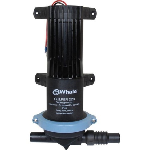 Whale gulper shower pump - pump, 24v