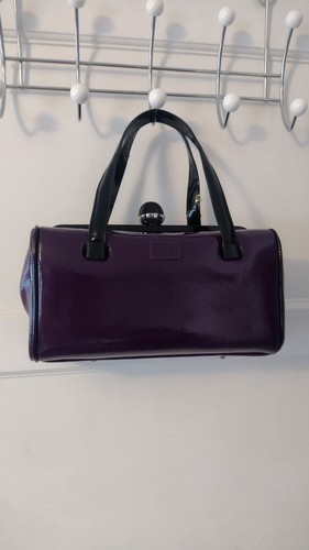 Lulu guinness purple - lulu, patent