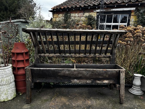 Vintage reclaimed wooden hay - vintage,