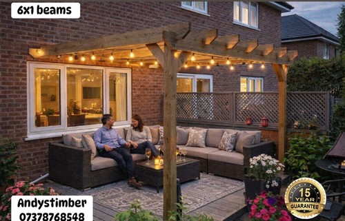 Wooden pergola lean gazebo - -lean, to-gazebo