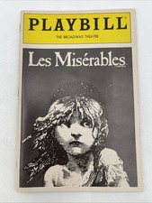 Les Miserables Playbill The