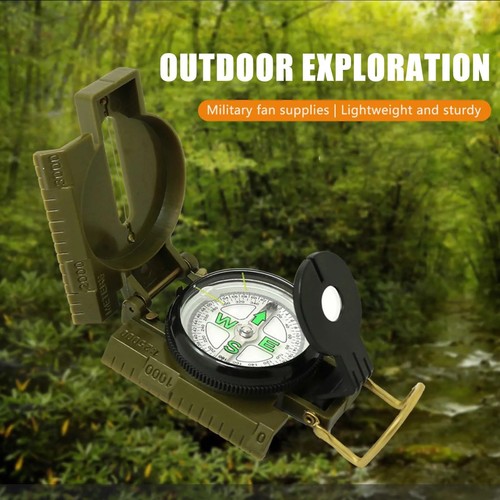 Portable lensatic compass - portable,