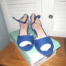 Womans Cobalt Blue Suede Size