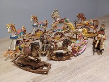 Vintage Carousel Rocking Horse Bundle Shudehill etc Figures Collectable Deco