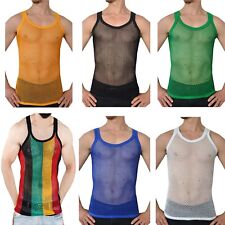 Mens String summer mesh vest