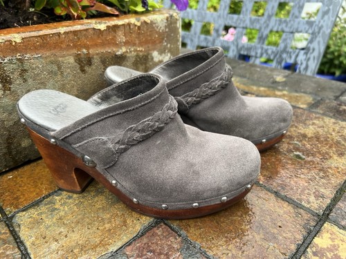 Ugg kaylee clogs grey - clogs, suede