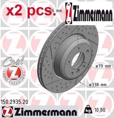 Pcs front brake disc set - pcs,