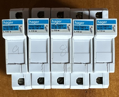 Hager 15a fuse holder - hager,