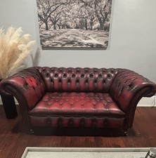 Red and Black Tufted Leather