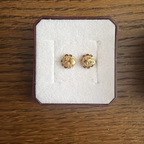 Carat gold earrings 60 g - 22,