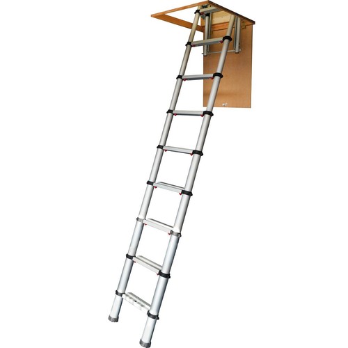 Werner telescopic loft ladder - loft,