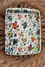 Daher Vintage 1970s Floral Tin