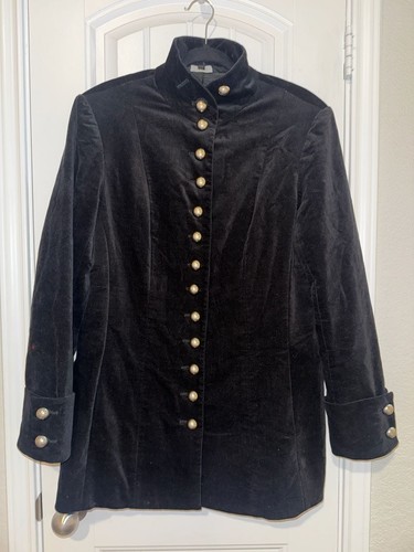 Black velvet military - s&d,