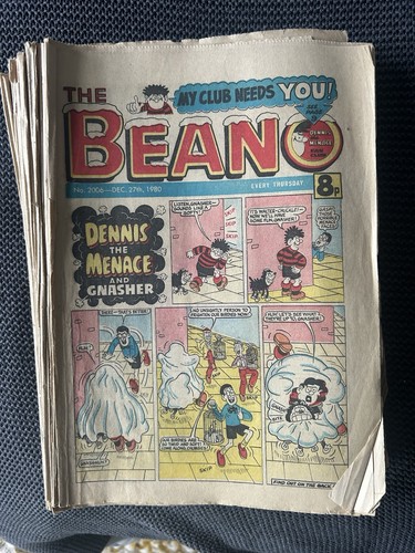 1980 beano collection - beano,