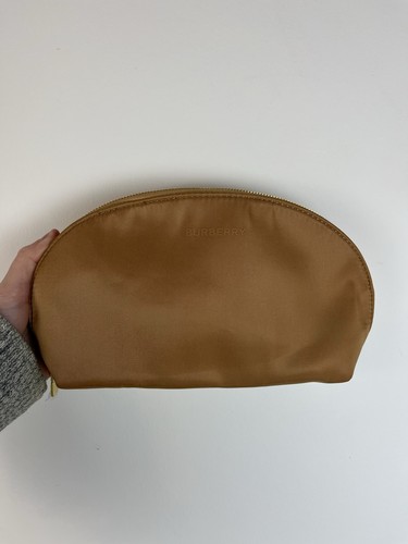 Burberry brown cosmetics bag - cosmetics,