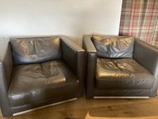 Vintage B&B Italia Maxalto Antonio Citterio Apta chair dark grey ( 2 available)