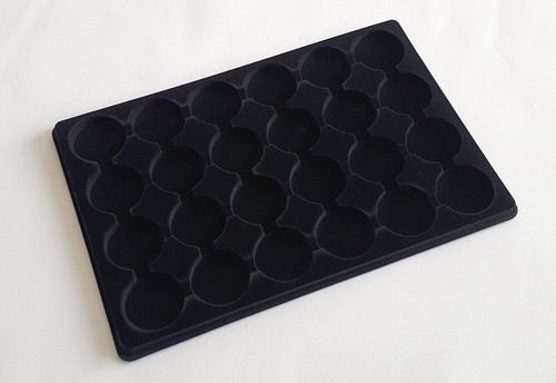Coin tray collector 24x - 24x, circle
