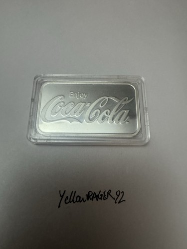 Coca cola silver bullion - silver,