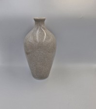 Large White Crackle Effect Glaze Vase 28cm