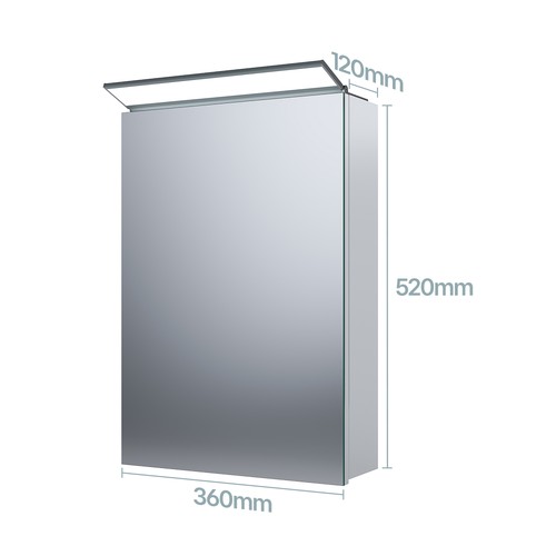 Led bathroom mirror cabinet - led,