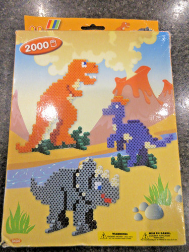 Hama beads dinosaur - beads,