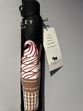 Radley Black Feeling Sweet Superlite Handbag Umbrella, ice cream design