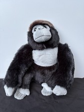 Keel Toys Silverback Gorilla Plush Soft Cuddly Toy 12” Large
