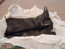 Clarks Black Leather Suede