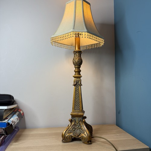 Vintage ornate gold column - vintage,