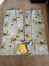 1 Simpson’s Single Duvet Cover & Pillow Case & X2 Pairs Of Matching Curtains