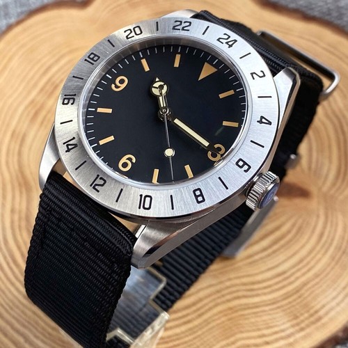40mm tandorio black dial fixed - 40mm,