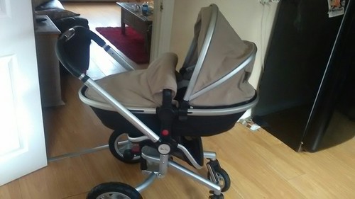 Silver cross pram and high - pram,