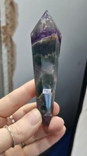  Rainbow Fluorite sceptor Wand