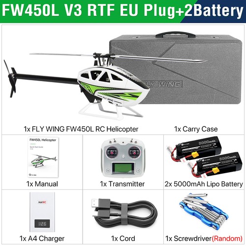Fly wing fw450l 6ch gps - wing, 3d