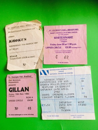 Vintage rock memorabilia 80s - rock,