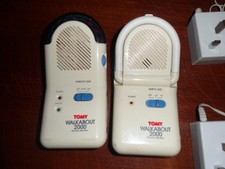 Vintage 'TOMY Walkabout 2000' Nursery Monitor with 2 Power Leads FULLY WORKING