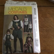 MCCALL'S COSTUMES CUT SEWING