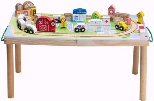 Kids train table - &,