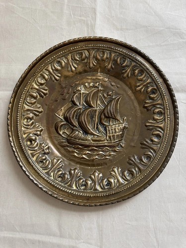 Antique brass plate - antique,