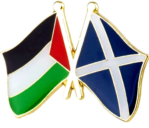 Palestine scotland badge flag - scotland,