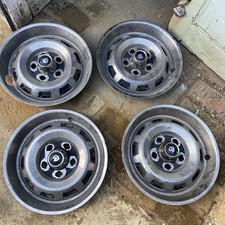 Jaguar XJ6 XJ12 Series 3 stainless wheel trims, x4, 15 inch Daimler Badges