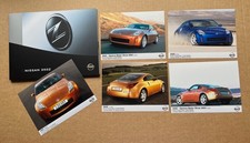 2004 Nissan 350Z Coupe Prestige Brochure in Folder + 5 Press Photographs
