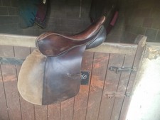 Brown Albion Jump Saddle